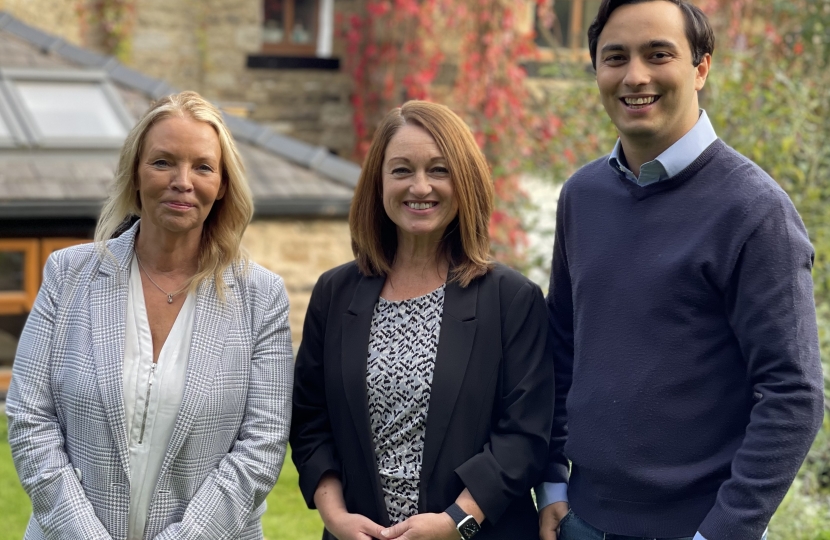 Cllr Samantha Connor, Amy Cowen, Cllr Nadim Muslim