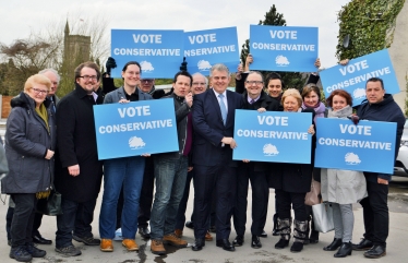 Brandon Lewis with the Bolton Team