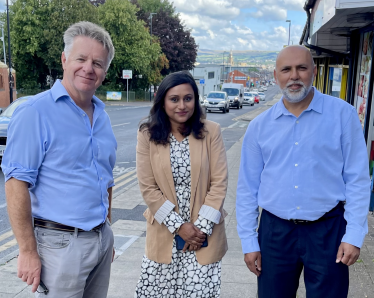 Cllr Martyn Cox, Cllr Shamim Abdullah, Ayyub (Chota) Patel